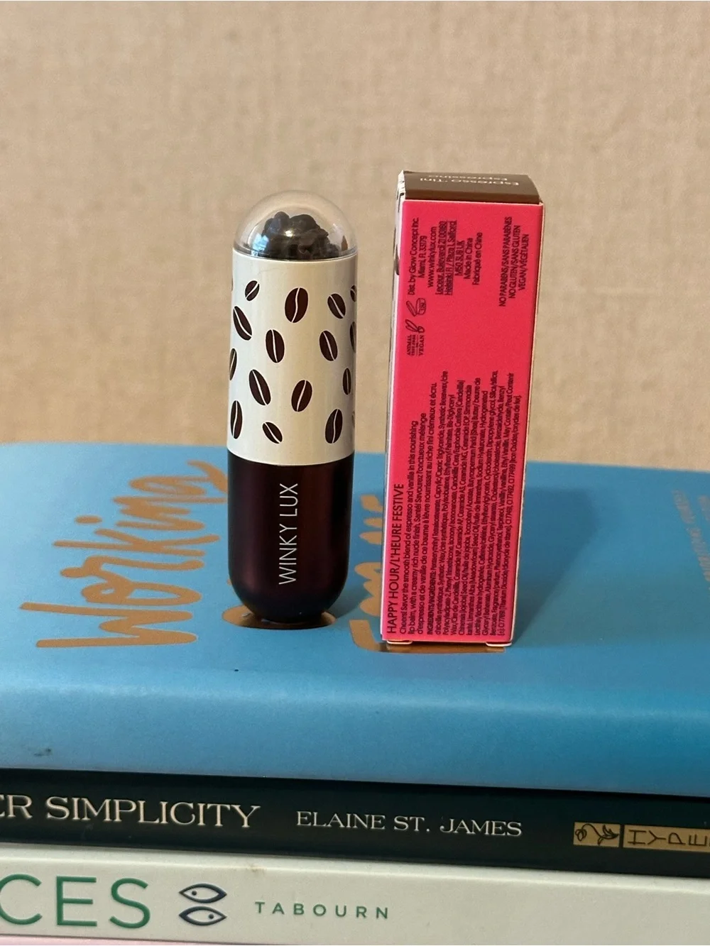 WINKY LUX Espresso Tint Lip Balm — Deep Coffee Brown